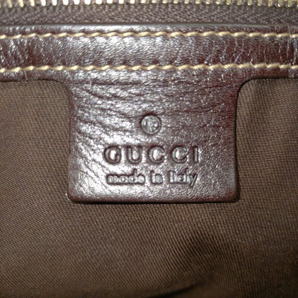 ๐FINAL!๐ Gucci Sherry Line Brown Leather Shoulderbag/Tote & Wallet, COA. - Picture 5 of 9